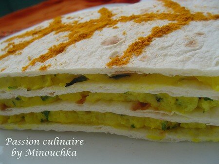Millefeuille à l’indienne pour dominique Millefeuille à l’indienne pour dominique