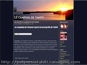 Ascreen Site Camping  à Tahiti