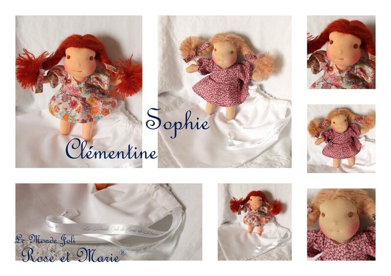 Sophie et Clémentine - Le Monde Joli de Rose et Marie