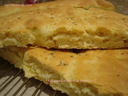 fougasse aux herbes de Provence 2