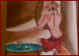 femme miroir