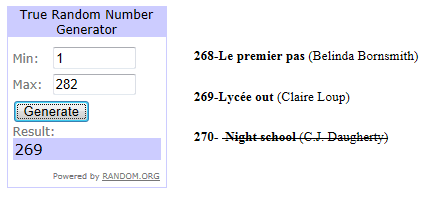 tirage au sort novembre-lycée out