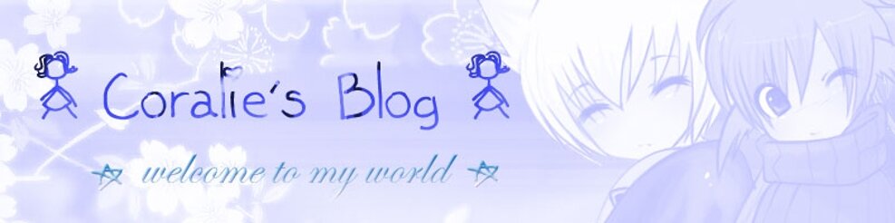 Coralie's blog