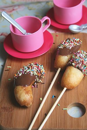 Beignets pops à la banane Beignets pops à la banane
