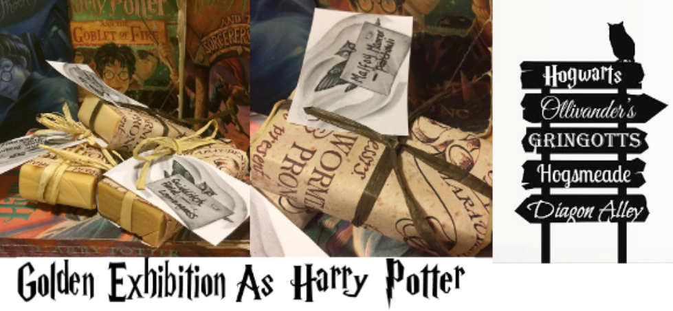 Golden Exhibition as Harry Potter