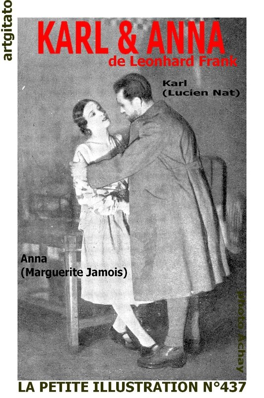 Karl et Anna Leonhard Frank 1929 artgitato Lucien Nat & Marguerite JamoisThéâtre de l'Avenue