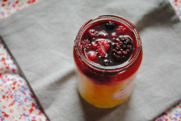 Confiture de poire et fruits rouges Confiture de poire et fruits rouges