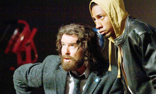 Pierce Brosnan & Brandon T. Jackson