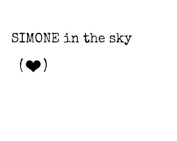Simone in the sky