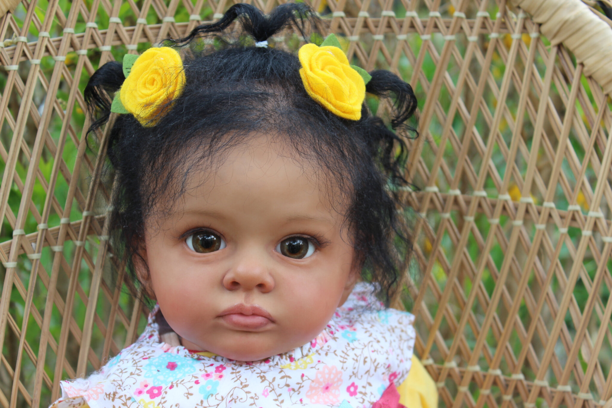 Bébé reborn métisse sale