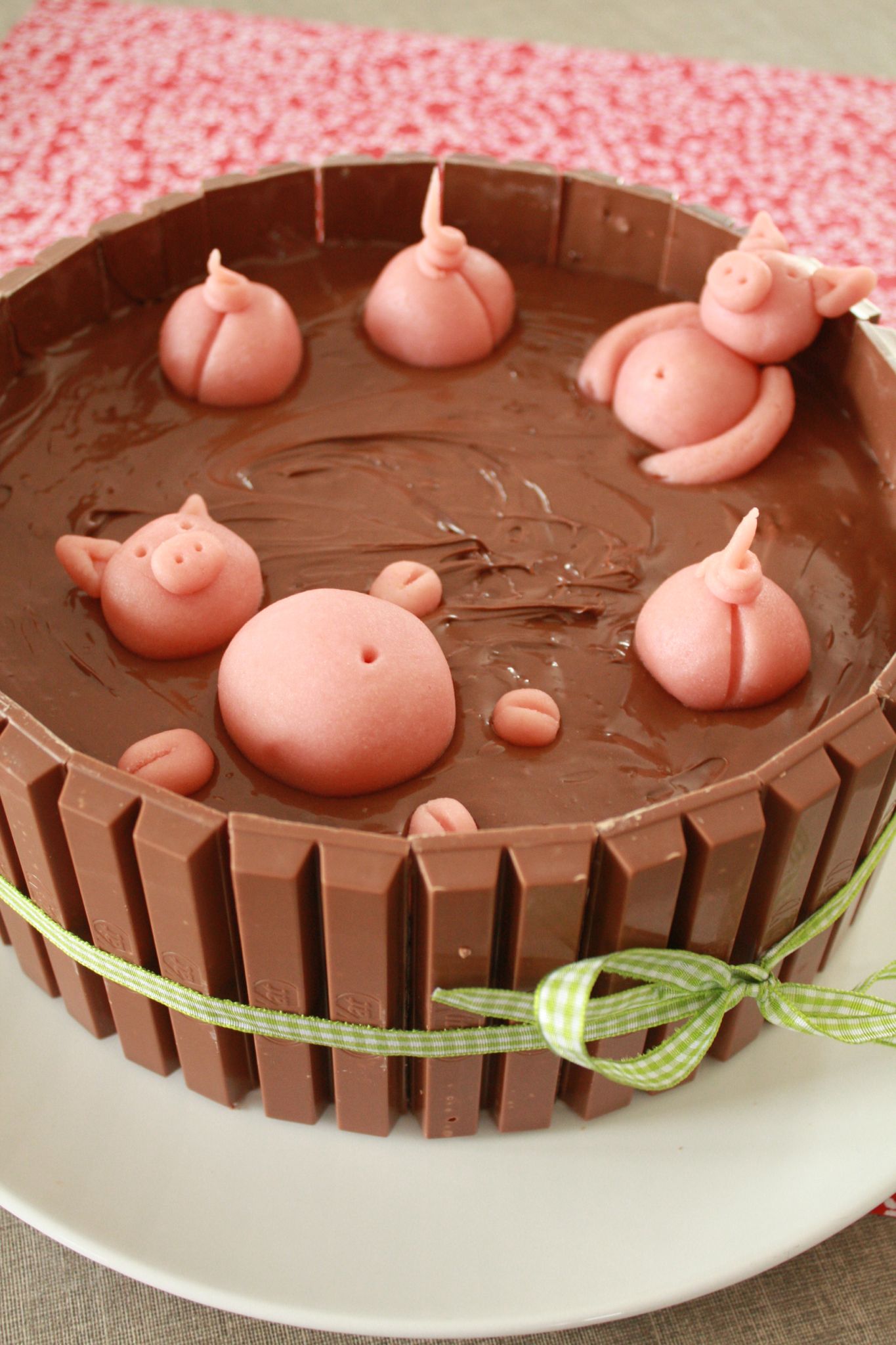 Le bain des petits cochons, gâteau d'anniversaire frolant l'overdose  chocolatée - - Si j'y arrive, pourquoi pas vous