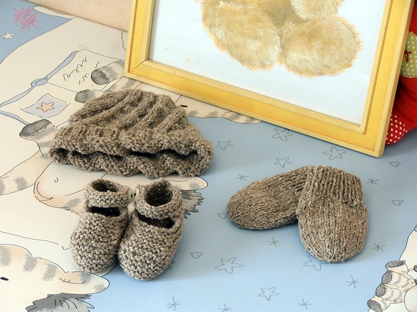 Bonnet chausson moufle naissance new arrivals