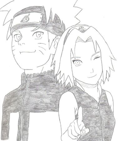 4) Naruto & Sakura