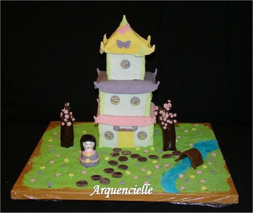 Pagode temple Japonais Kokeshi Chinois Kawaii 59683692_m