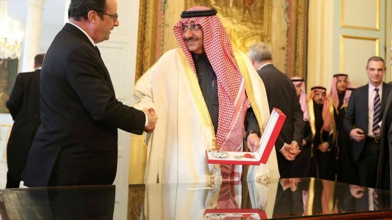 LA LEGION D'HONNEUR pour le prince-saoudien