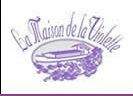 logo maison de la violette