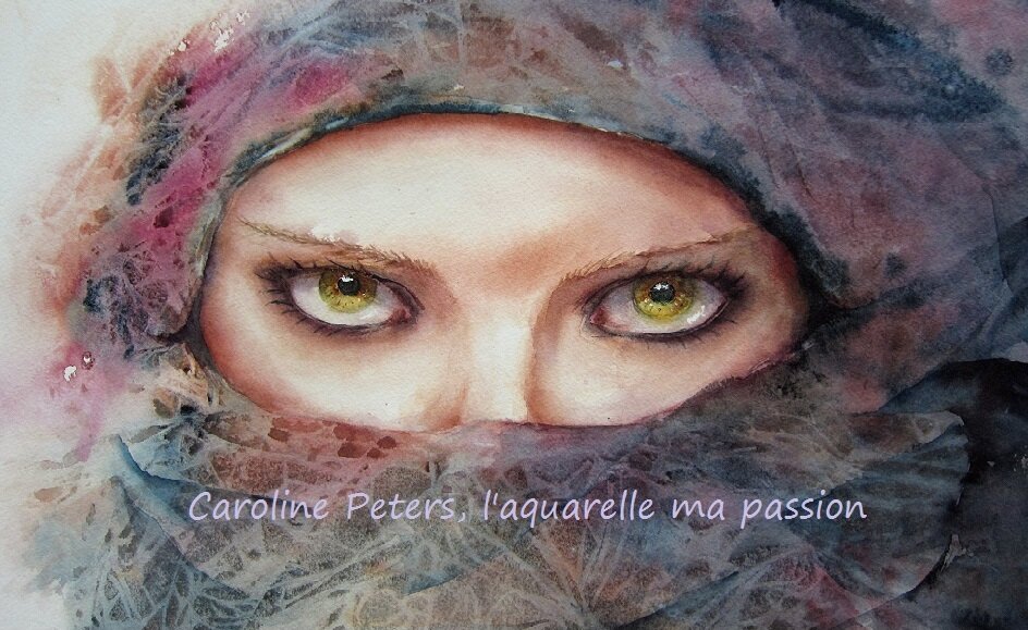 Caroline Peters, l'aquarelle ma passion