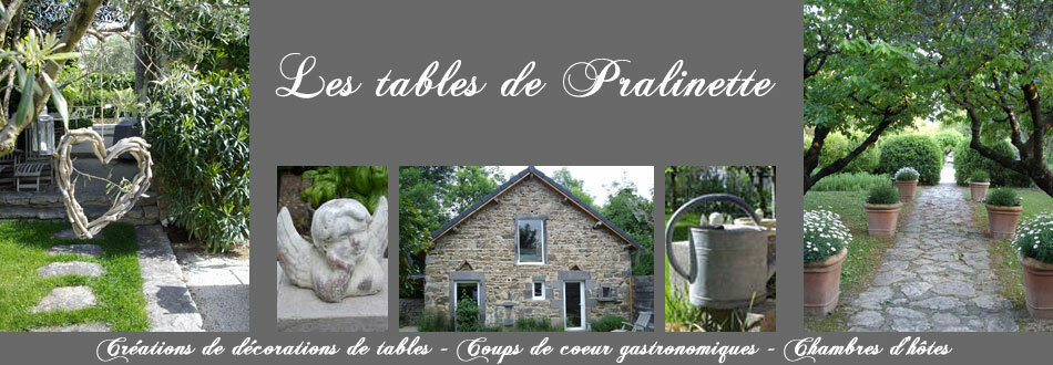 Les tables de Pralinette