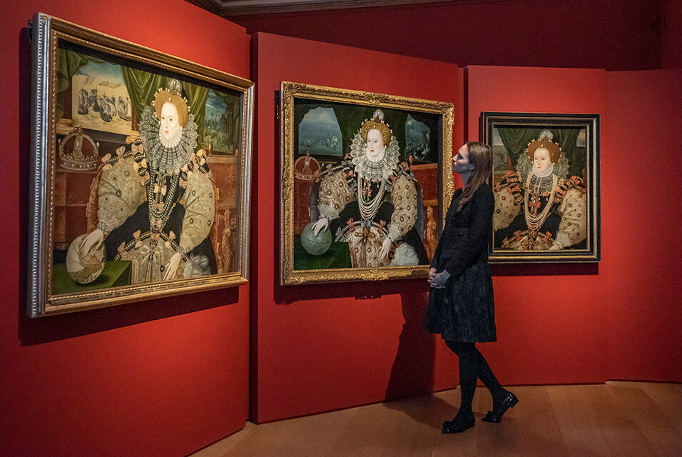 Three surviving versions of Armada Portrait of Elizabeth I go on