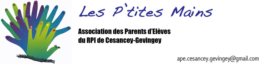 Les P'tites Mains • Association de Parents d'Elèves • RPI Cesancey - Gevingey