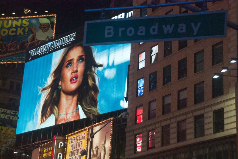 Broadway transformers new york