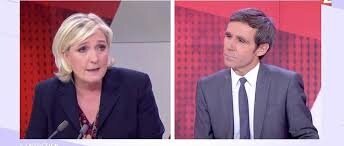 Résultat de recherche d'images pour "pujadas le pen"