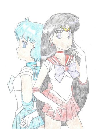 20) Sailor Mercury & Sailor Mars