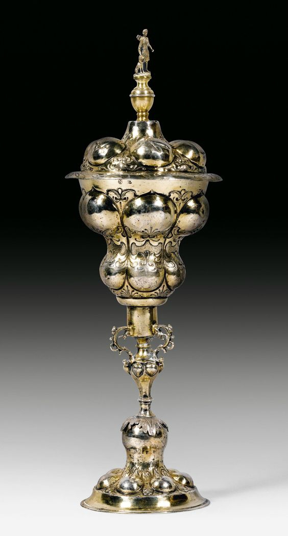 Silver-gilt goblet and cover, Nuremberg, 1638-1671. Maker's Silver-gilt goblet and cover, Nuremberg, 1638-1671. Maker's
