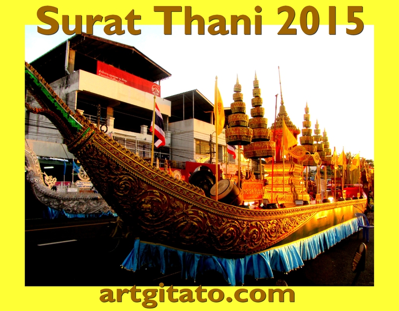Surat Thani Thailande Artgitato Char déc 2015 3
