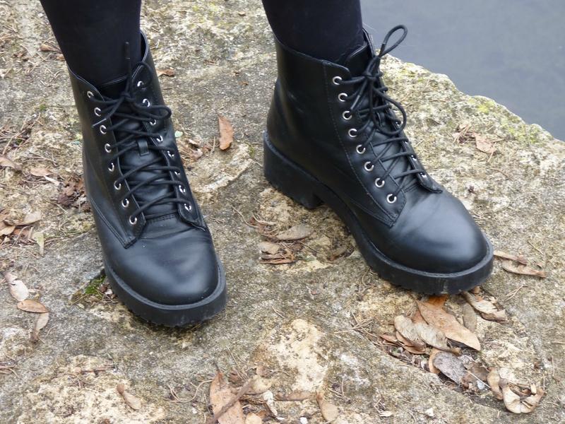 Bottines lacées