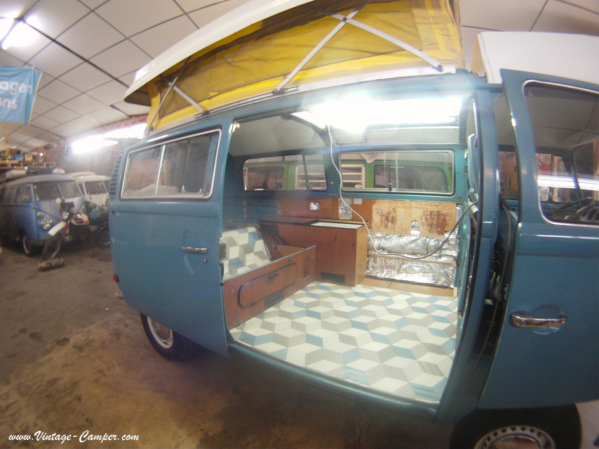 amenagement Riviera combi vw Vintage Camper