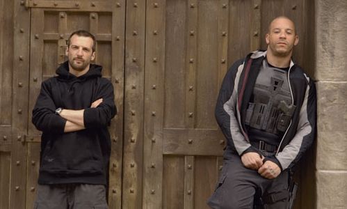 Le réalisateur, Mathieu Kassovitz, et Vin Diesel