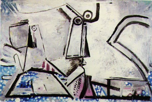 Picasso, Nu Couche et Tete 1972
