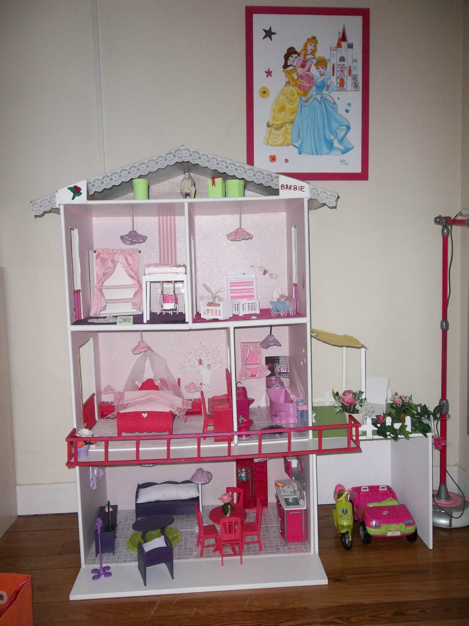 Fabriquer une maison de Barbie