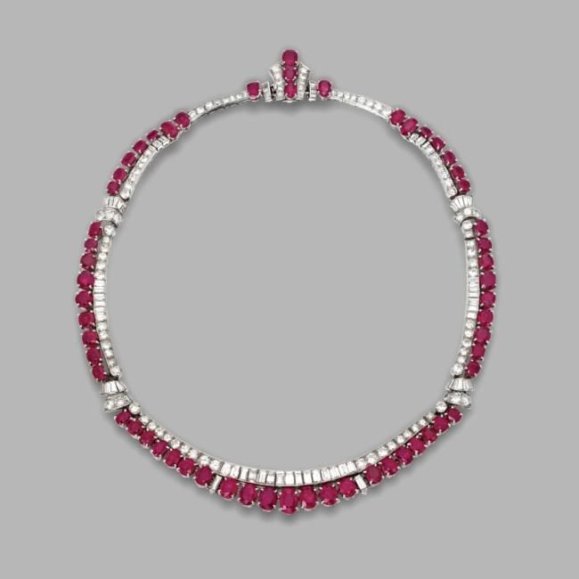 Ruby jewelry @ Sotheby's, New York Ruby jewelry @ Sotheby's, New York