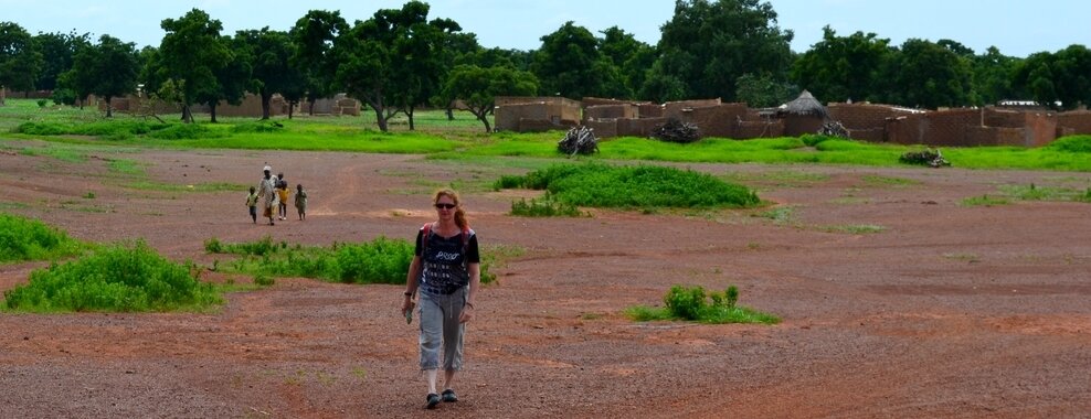 J'ai marché en terre africaine