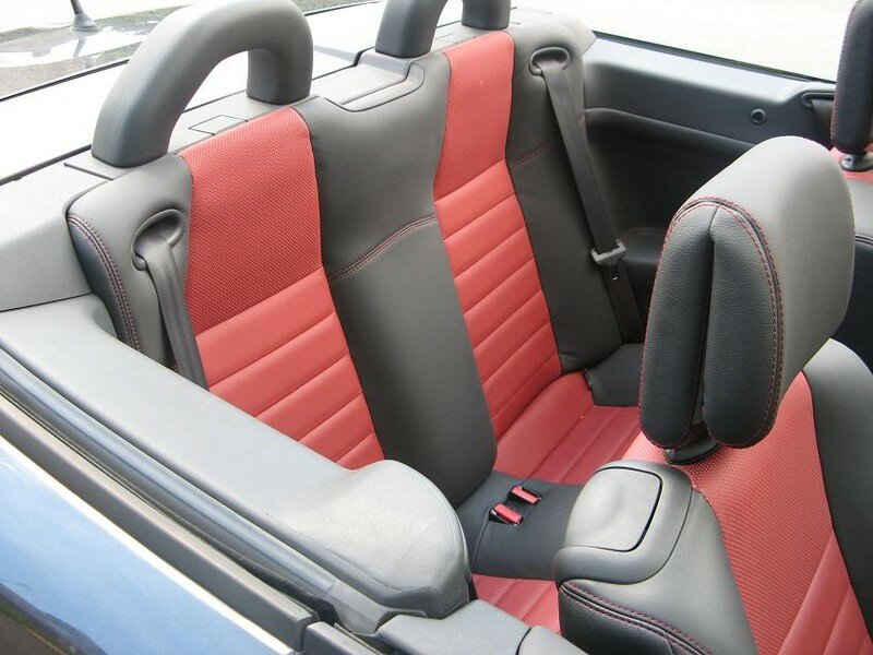 megane cabriolet interieur cuir rouge