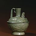 Ewer with a Lion-shaped Spout, <b>10th</b>-<b>11th</b> <b>century</b>, China, Shaanxi province, Five Dynasties period or Northern Song dynasty