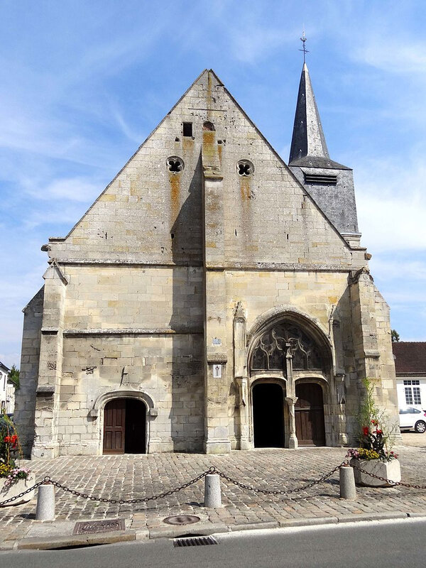 Fleurines_(60),_église_Saint-Gilles,_façade_occidentale_1