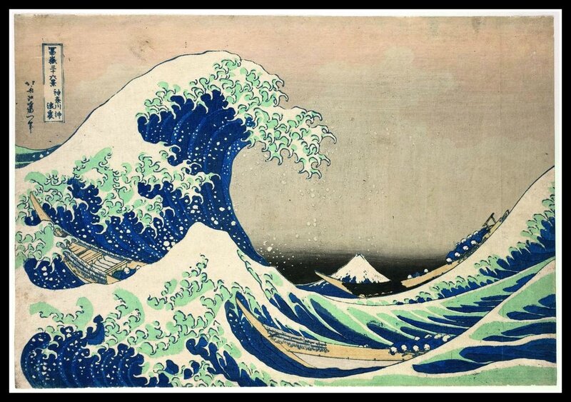 hokusai grande vague de Kanagawa
