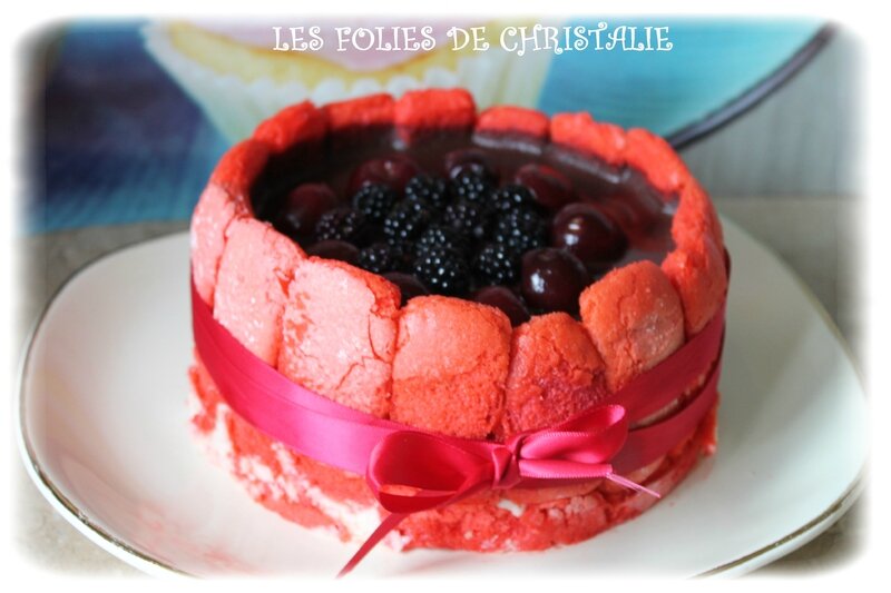 Bavarois litchis 12