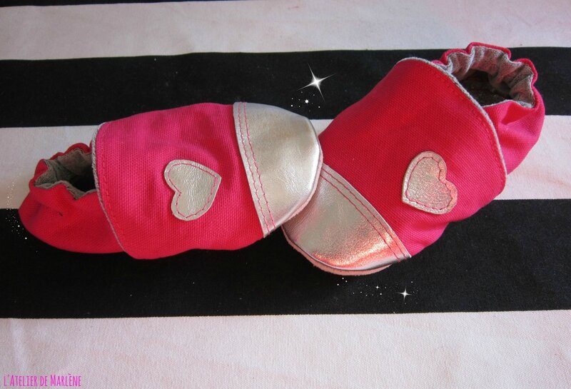 Chaussons rose