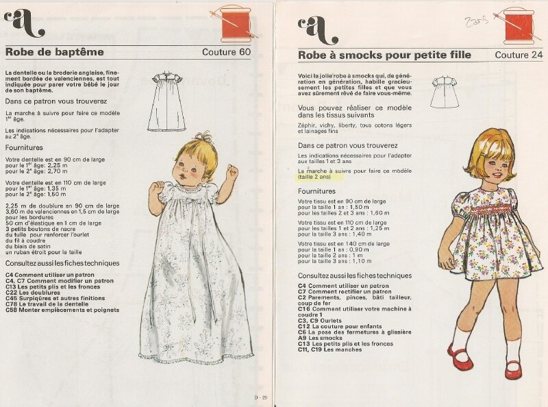Other Sewing 9649 Patron Burda 2 Creations Robe De Bapteme Bebe 1 M Au 18m Crafts Other Sewing 9649 Patron Burda 2 Creations Robe De Bapteme Bebe 1 M Au 18m Crafts