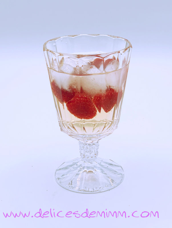 Sangria rose aux framboises 3