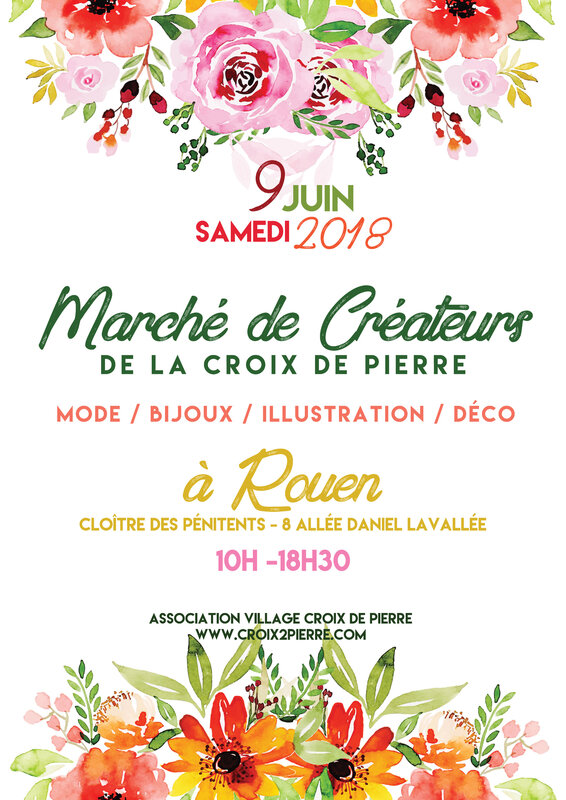 affiche marché de la croix de pierre 2018 Web