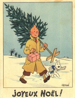 Neige_Tintin_avec_Sapin_Joyeux_Noel