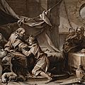 <b>François</b> <b>Boucher</b> (Paris 1703 - 1770), Jacob obtenant la bénédiction d’Isaac