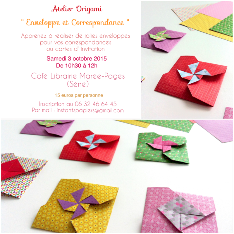 atelier enveloppe origami