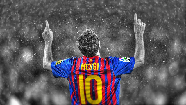 Le joueur Lionel Messi