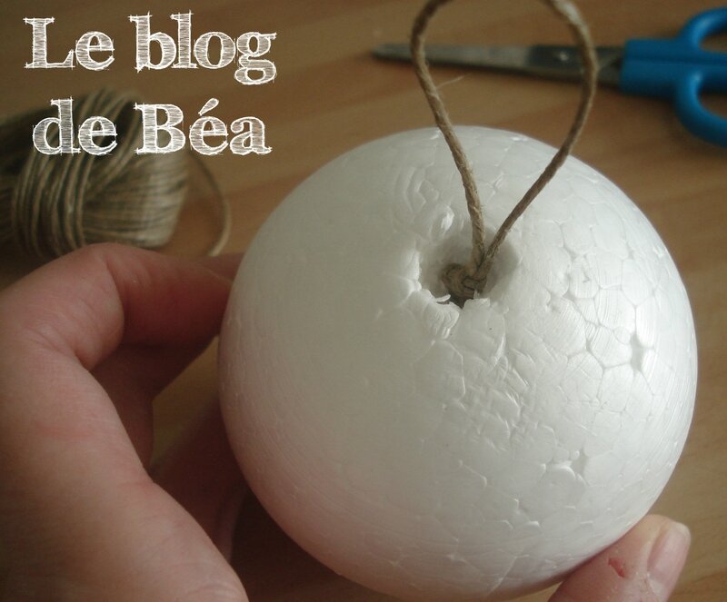 DIY boules de Noël